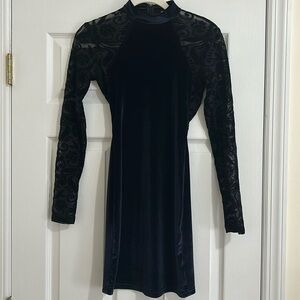 Navy Blue ASOS Mini Dress